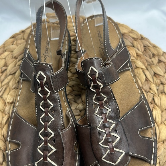 Natural Soul by Naturalizer Caleb Comfort Genuine Leather Upper Sandals - Picture 3 of 8